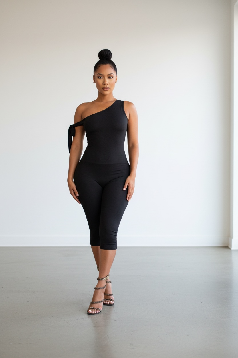 Jolie Capri Jumpsuit 🖤