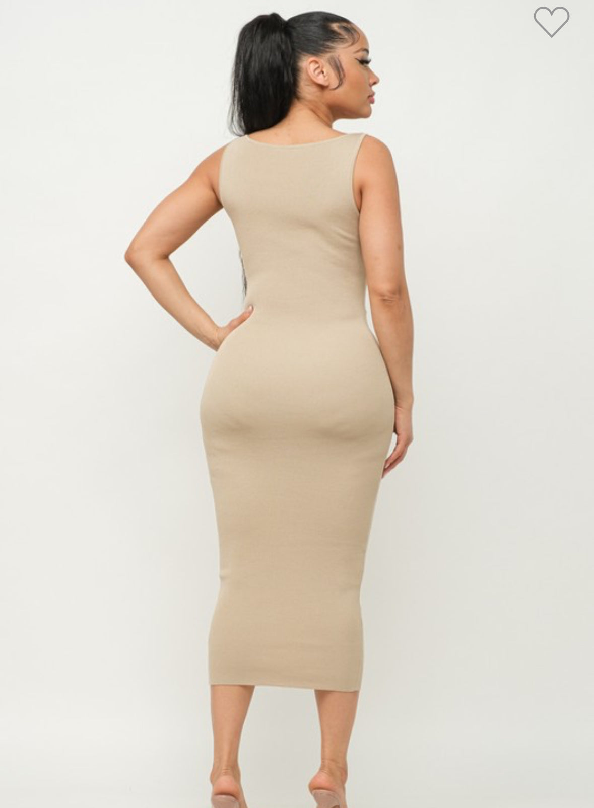 Nudist (Sweater) Midi Dress