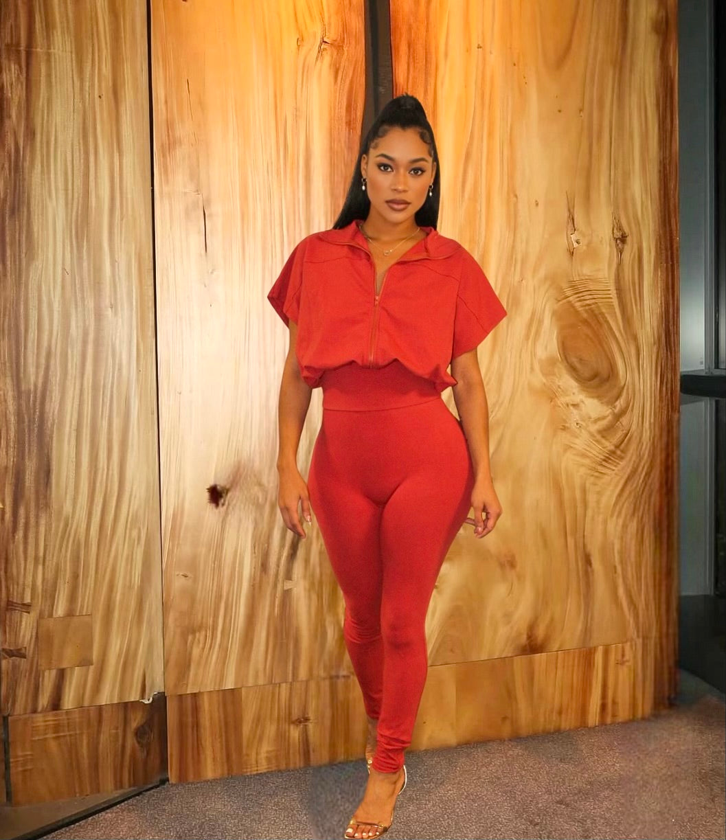 Autumn Amber Jumpsuit