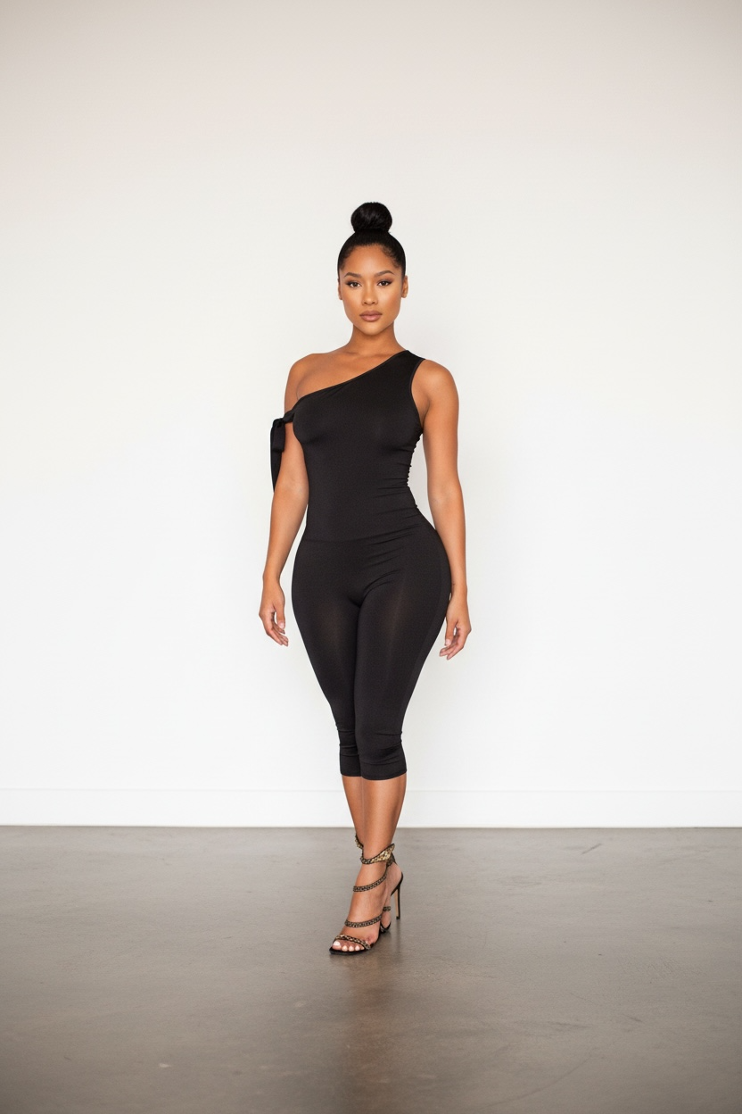 Jolie Capri Jumpsuit 🖤