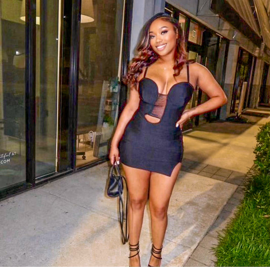 Luxe Mini Bandage Dress