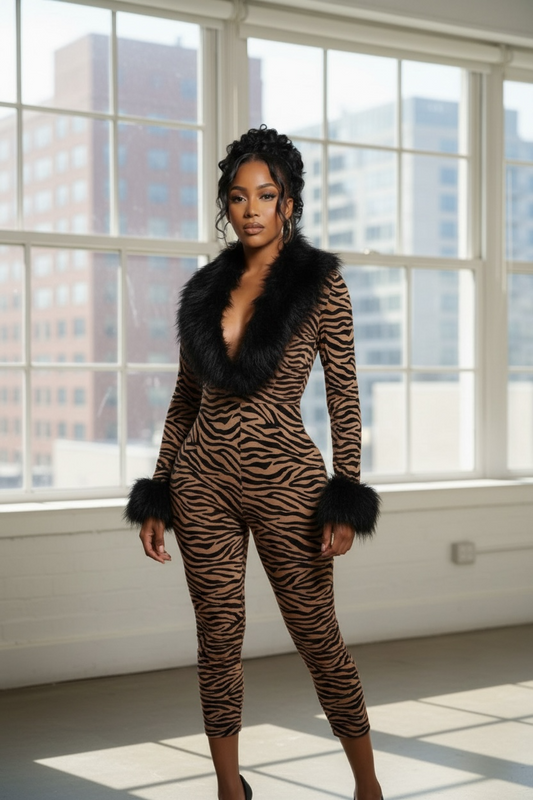 Maya (Fur) Jumpsuit