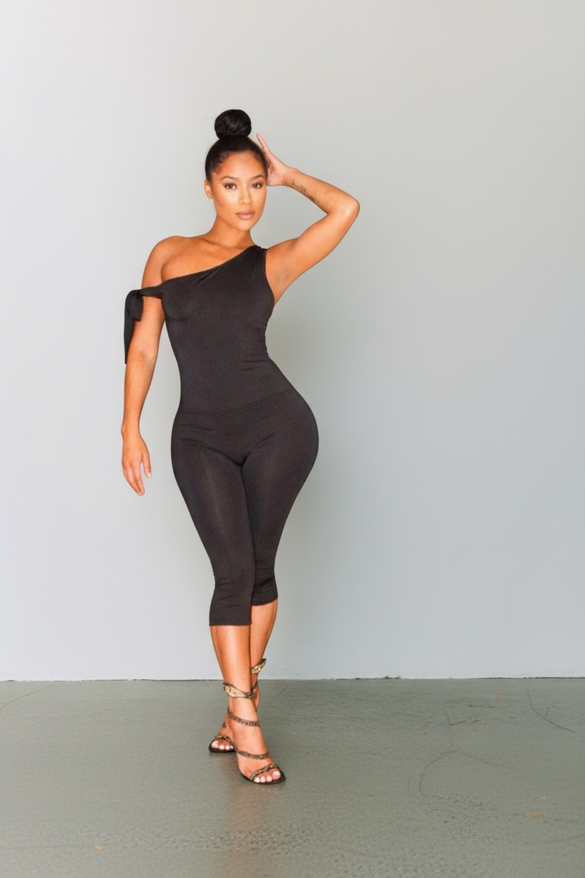 Jolie Capri Jumpsuit 🖤