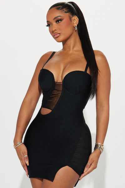 Luxe Mini Bandage Dress