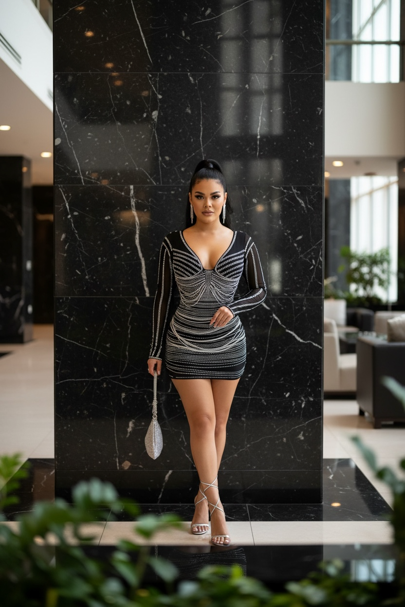 NYE Crystal Jada Dress 💎