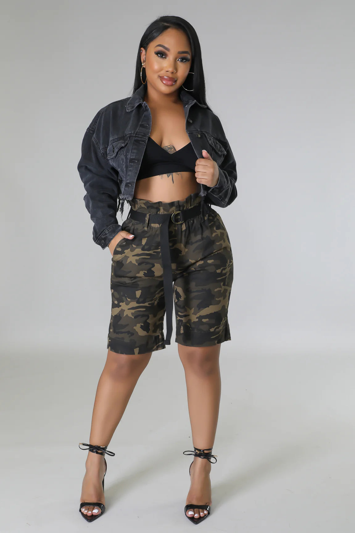Camo Bermuda Shorts
