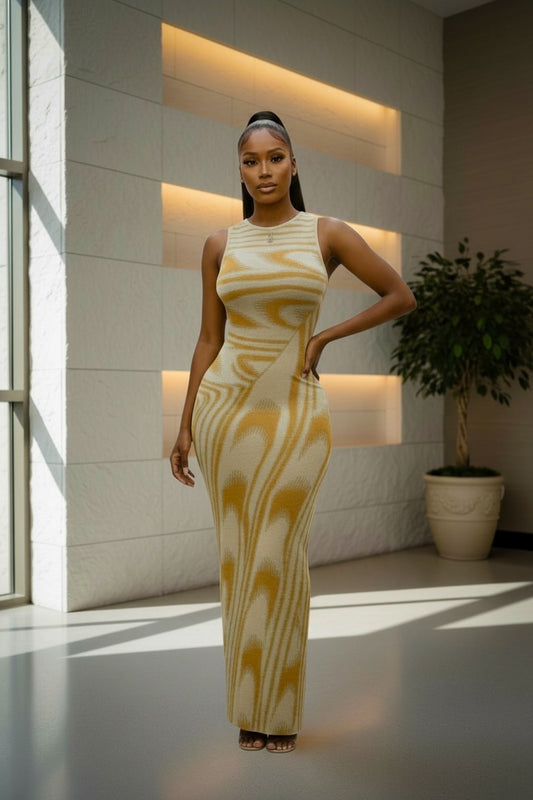 Sunset (Soft Knit) Midi Dress