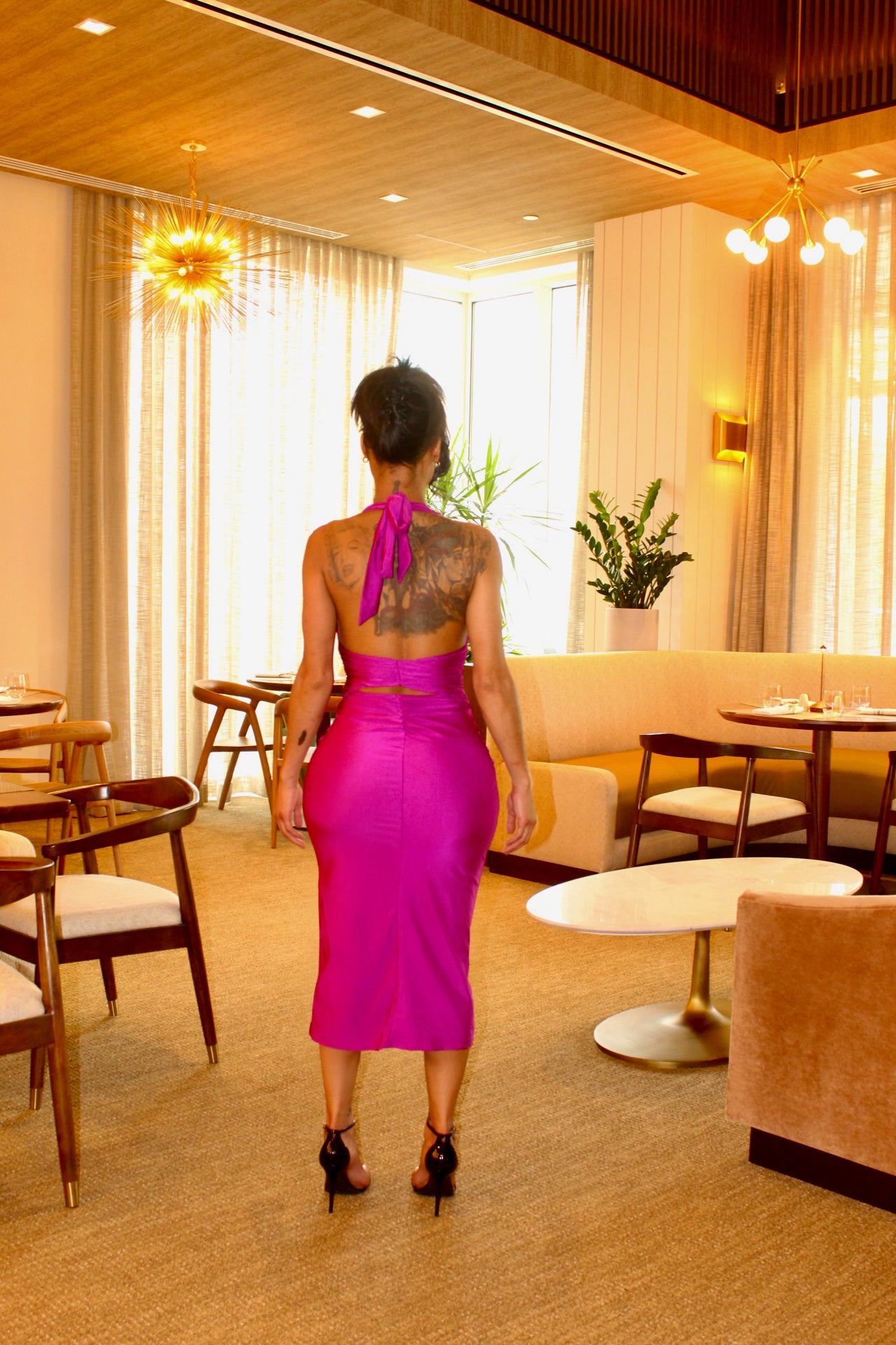 Lyra Halter Midi Dress