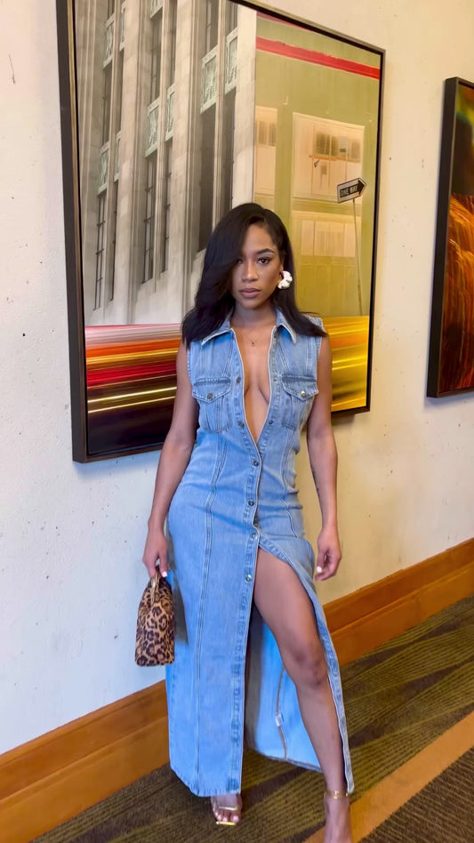 Luna Denim Dress